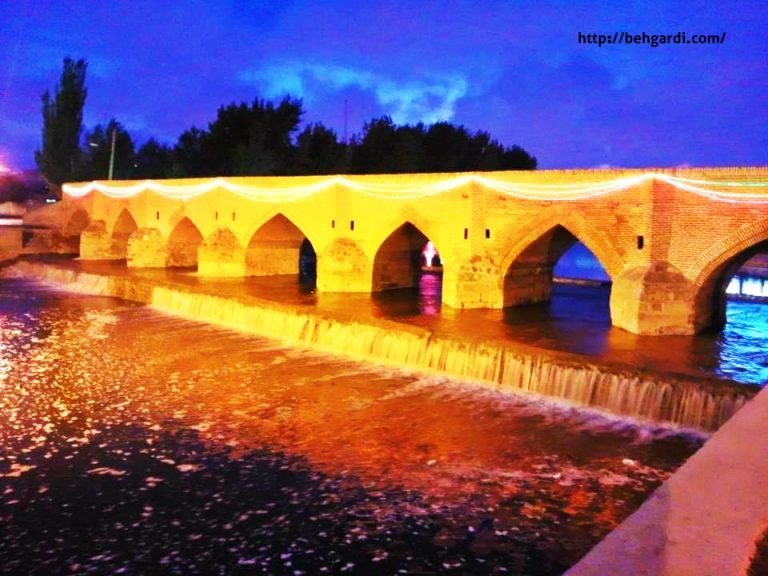 جاهای دیدینی اردبیل پل هفت چشمه